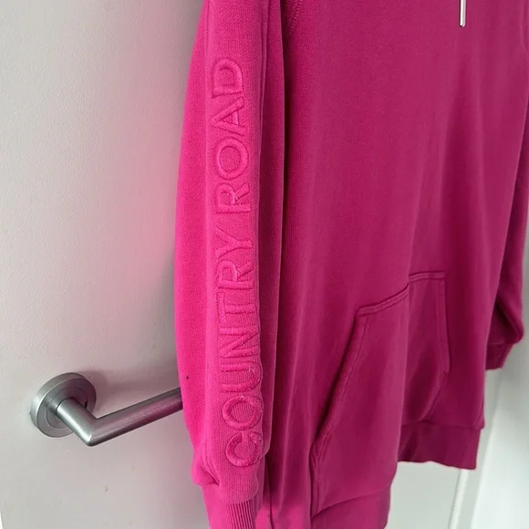 COUNTRY ROAD Bright pink hoodie - Picture 4 of 4